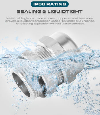 IP68 Brass Multi-Hole Cable Glands, 304/316 Stainless Cable Glands PG & Metric c/w Multi-Orifice (Multi-Entry) Seal