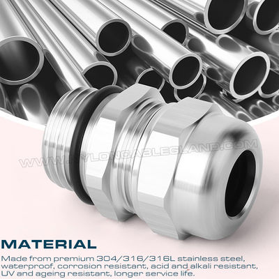IP68 Brass Multi-Hole Cable Glands, 304/316 Stainless Cable Glands PG & Metric c/w Multi-Orifice (Multi-Entry) Seal